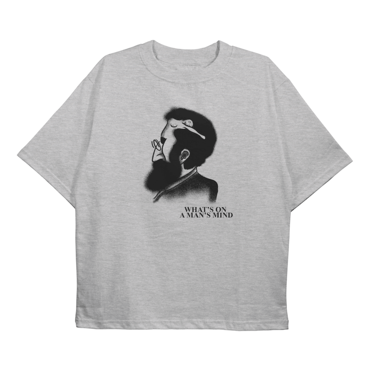 What's On A Man's Mind - Dark T-Shirt - T-Shirt
