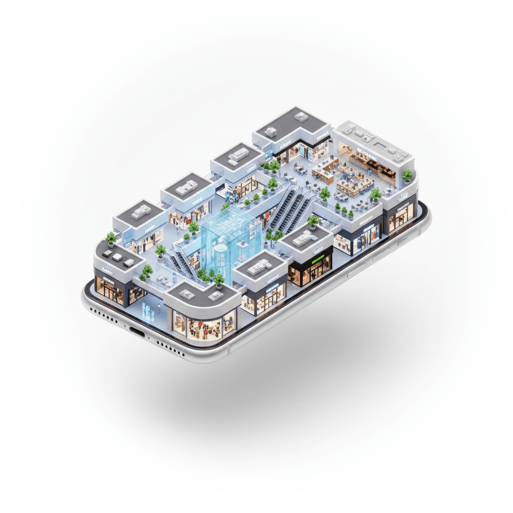 syndicate in store shopping app for mall