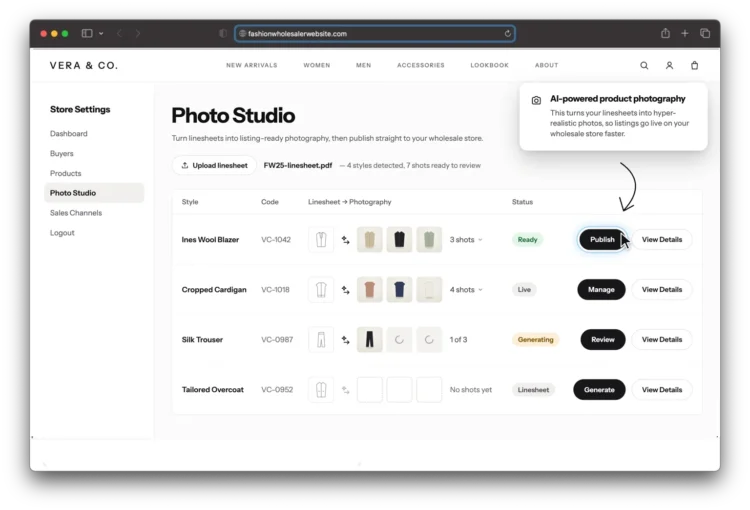 AI-Powered Product Photography